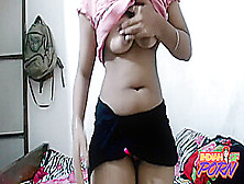 Desi College Girl Performing On Live Indian Cam Show
