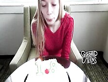 She Just Turned Teens Yo And Is Sucking Dick On Video