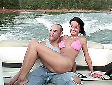Tiffany Merlot Is Fucked By A Guy On A Boat