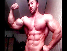 Bodybuilder Enormous Muscle Perfection With Mitt Veins And Ripped Abs