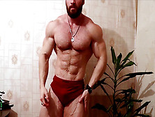 Perfect Hairy Taut Veiny Muscular Stud Flexing Great Fellow Best Ever
