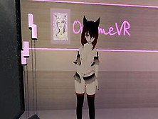 Virtual Web Cam Bimbos Slides On A Performance For You Into Vrchat ❤️intense Groaning And Squirming~