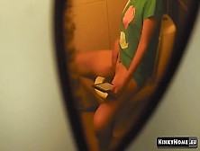 Secretly Watching Online Camera - Spy On My Roommate Masturbating In The Toilet!