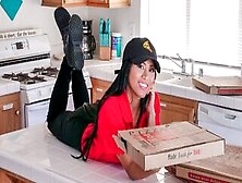 Pizza Delivery Girl Stock In The Window Fuck By The Customer