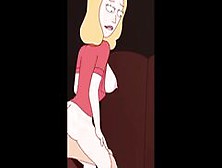 Rick And Morty - A Way Back Home - Sex Scene Only - Part 57 Beth Riding Dick By Loveskysanx