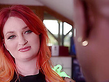 Zara Durose Is A Naughty Redhead Who Likes To Taking Photos,  During A Hot Sex Action