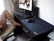 Found Deepthroat Porn On Step Brother%27S Computer Could Not Resist And Sperm