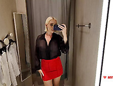 Try On Haul Transparent Clothes,  Completely See-Through.  At The Mall.  See On Me In The Fitting Room
