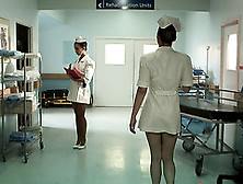 Nurse Hotties With Big Fake Titties Fucking A Hung Patient