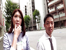 We Interviewed Male And Female Office Workers During Their Lunch Break.  Yuta (25) And Saori (25)