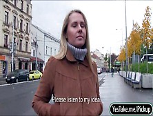 Sexy Amateur Blondie Czech Girl Zuzana Pussy Banged For Cash