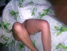 Sleeping Girl's Legs Parted