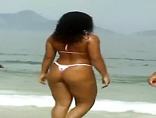 Hot Babes In Bikini At The Beach In Brasil
