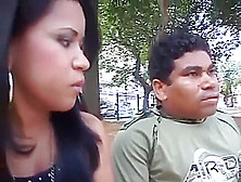 Brazilian Midget Melissa Gets Pimped Out By Her Boyfriend