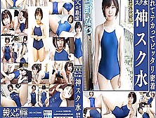 [Oks-144] Natsu Sano Wet,  Shiny And Tight,  God School Swimsuit,  Enjoy The Cute Girls In Their School Swimsuits! Scene 1