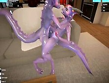 Furry Dragons Cutie Sex On The Couch Yiffalicious