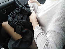 How I Change Clothes In The Car,  Public Parking Garage.