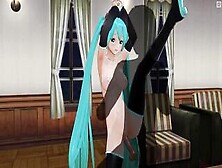 3D Animated Tied Hatsune Miku Gets Plowed