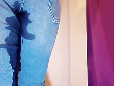 ⭐ Jeans And Pantie Wetting With Peeing Play