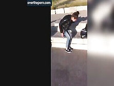 Girl Films Her Drunk Friend Shitting Heavily In Outdoor