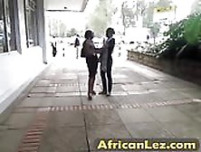 Seductive African Dykes Fuck In Bathroom