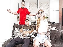 Freeuse & Shower With Busty Nerd Video With Brad Sterling,  Angel Youngs,  Air Thugger - Realitykings
