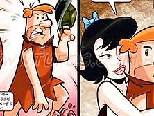 The Flintstones - Three-Way Pebbles Barnie And Betty Parody - Ffm Anal Banged!