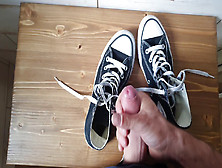 Cumming On Her Small Sexy Converse