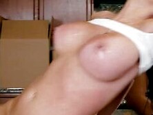 Hot Vixen Raven Bay Gets Impaled By Delivery Guy