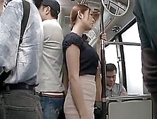 Sexy Schoolgirl Enjoys Public Sex In The Midst Of A Train