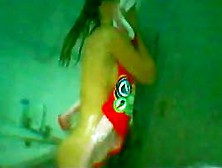 Hidden Shower Cam Video Of A Sexy Blond Babe Showering