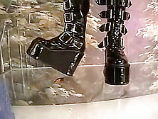 Crush Roach With Goth Boots - Clip 4