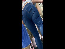 Hispanic Milf Shopping In Tight Jeans