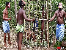 Somewhere In West Africa,  On Our Annual Festival,  The King Mounts The Most Stunning Maiden In The Cage While His Queen And The G