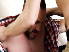 Bearded Daddy Barebacked And Creampied By Handsome Stepson
