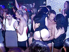 Provocative Pornstars Turn A Club Party Into A Full Swing Orgy