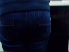 Close Up Candid Bbw Ass In Jeans