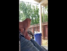 Jacking Off In My Backyard (Risky)
