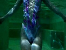 Cutie Nesty Inside The Pool With Bikini Body Painting