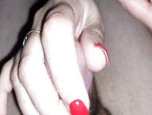 Posing Hand Job With After Cum Play !!
