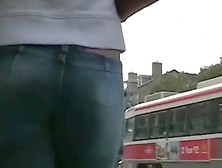 A Yummy Round Ass Caught On A Candid Street Booty Video