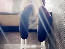 Zolafoxxx Sweaty Gym Feet Inside Gym