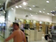 Guy Walks Through Mall Naked