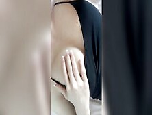 Bombshell 19 Yo Shows Long Titties For The First Time
