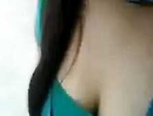 Indian Cutie Teases Her Boobs