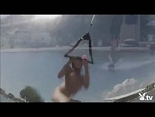 Naked Wakeboard Babes!