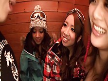 Pornstar Porn Video Featuring Rin Aikawa,  Wakana Kinoshita And Akari Hoshino