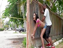 Bangbros - Public 19Yo Latina Fucked By Black Cock In Doggystyle