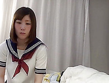 Young Petite Japanese Teen In Schoolgirl Uniform Fucked