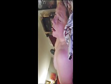 Lady Wifey Moans Whimpers And Growls From Triple Orgasms While Masterbating.
